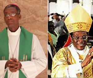 Haiti Bishop, Chibly Langlois and Dominica-born Saint Lucia, Archbishop emeritus of Castries, Monsignor Kelvin Edward Felix