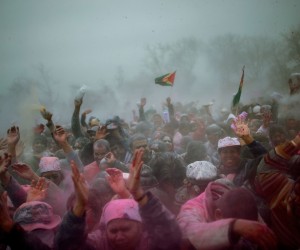 Guyanese and Trinidadians Of Queens, NY celebrate Phagwah or Holi, the Spring Festival, in March 2013. 