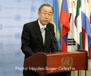 UN Secretary General Ban Ki moon 