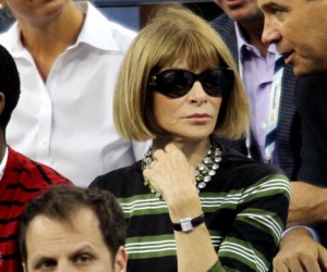 Anna Wintour,CEO Vouge USA at the 2014 US Open.