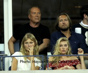 Michael Kors and guest  at 2014 US Open