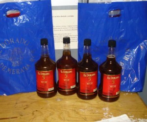 JFK Liquid Cocaine Rum Bottles