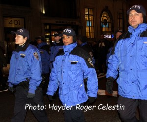 Police walk in NYC Millions March (5)