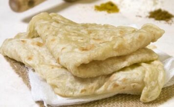 Guayana paratha roti