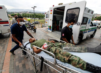 colombia-soldier-injured