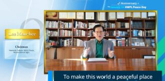 Chairman Man Hee Lee of HWPL