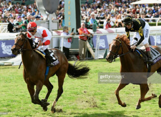 jockeys-Joel Rosario and John Velazquez