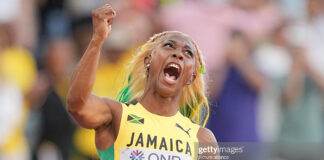 shelly-ann-celebrates-oregon-win