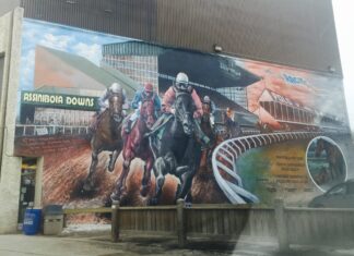 Caribbean-jockeys-Assiniboia_Downs_mural