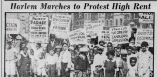 Harlem-Tenants-League-rallies was led by Elizabeth Anna Hendrickson