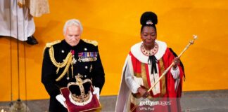 Floella Benjamin-trinidad-at-king-charles-coronation