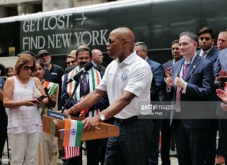 eric-adams-india-flag-raising