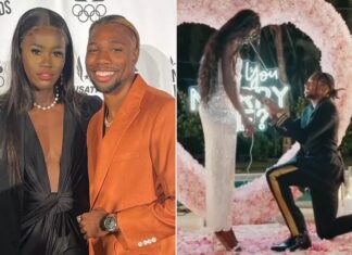 Noah-Lyles-engaged-to-Junelle-Bromfield